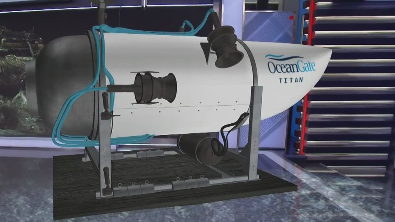 Te mostramos el Titán en realidad aumentada: así es el sumergible desaparecido que hacía expediciones al Titanic