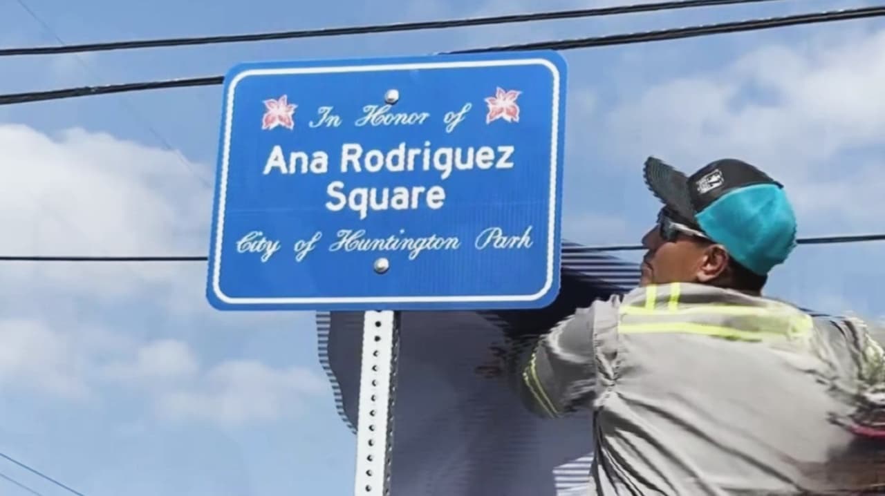 A 2 años de su muerte, nombran intersección en Huntington Park en honor a Ana Rodríguez