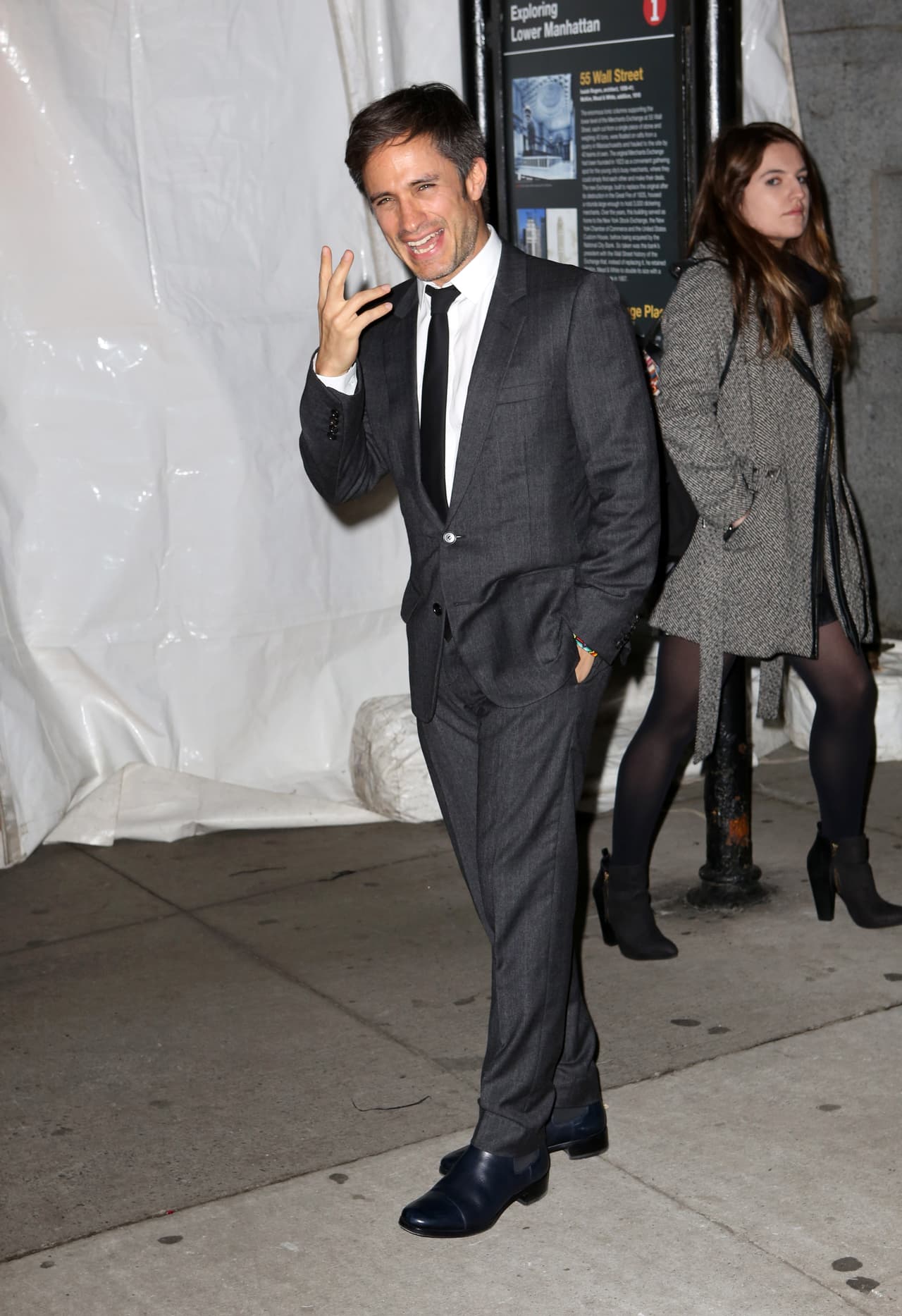 Gael García a su llegada a los Gotham Independent Film Awards en Cipriani Wall Street en New York.