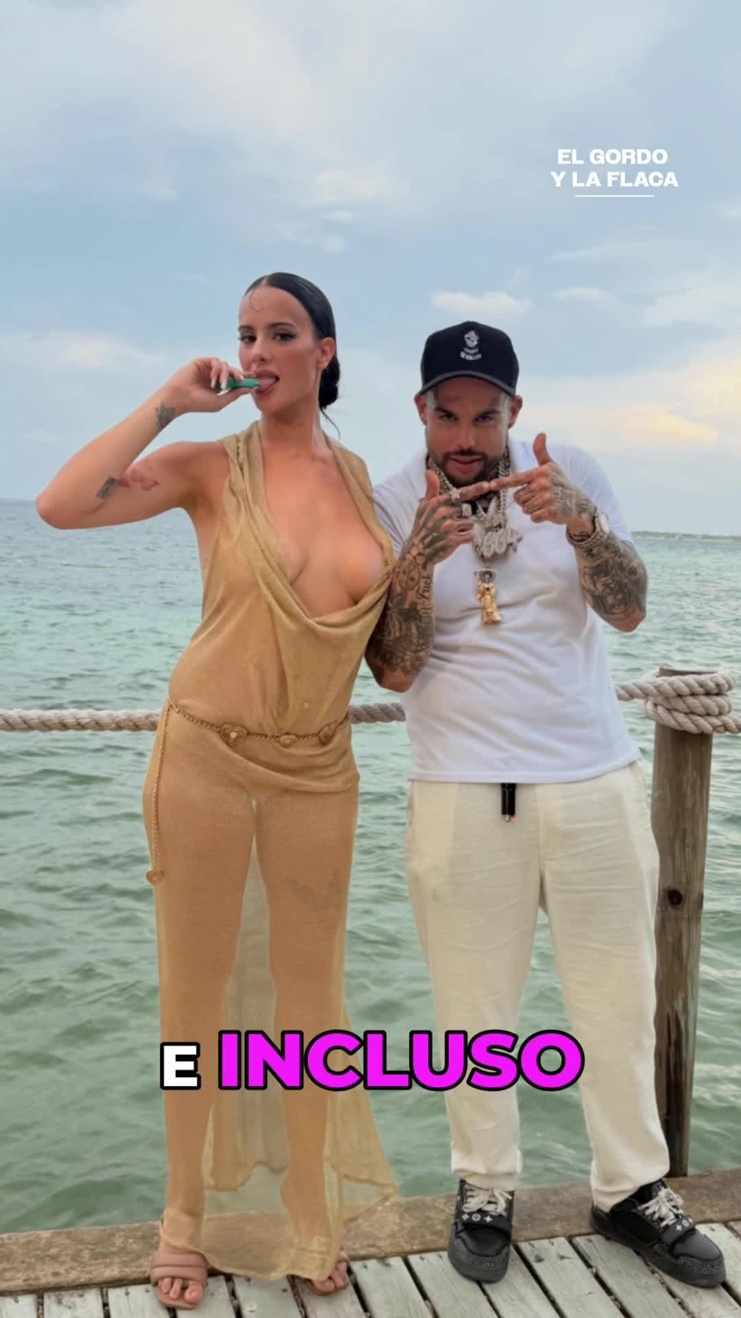 ¿Emiliano Aguilar se tatuó el nombre de Gala Montes? La actriz reaccionó al rumor