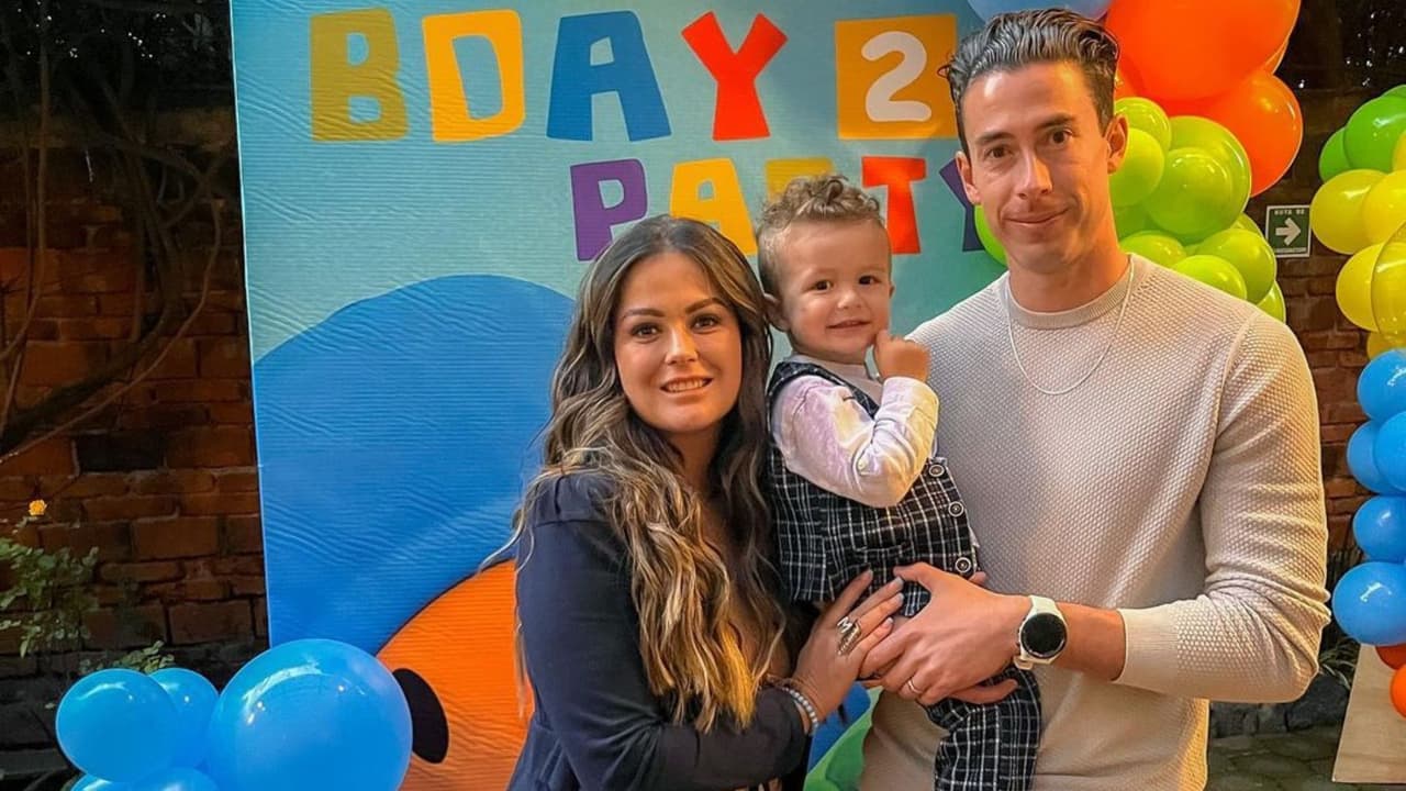 Lucca es el primer hijo de Mariana Echeverría y Óscar Jiménez.