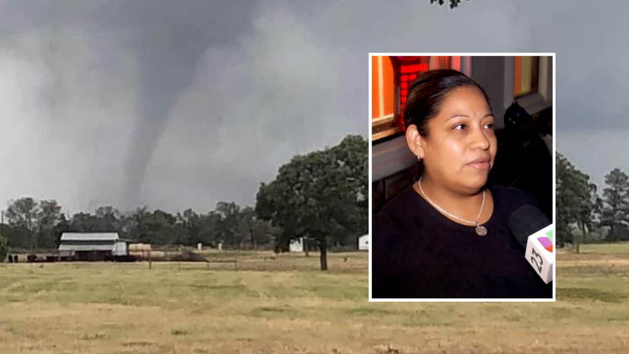 “Yo no quería salir de mi casa”: hispana tuvo que dejar su casa tras el paso de un tornado en Texas