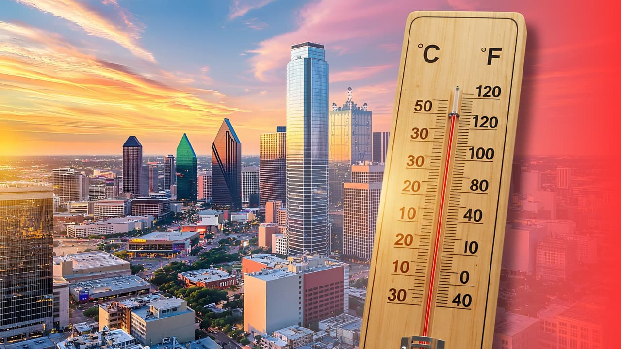 Suben las temperaturas en Dallas–Fort Worth: el índice de calor podría alcanzar los 100 °F en los próximos días