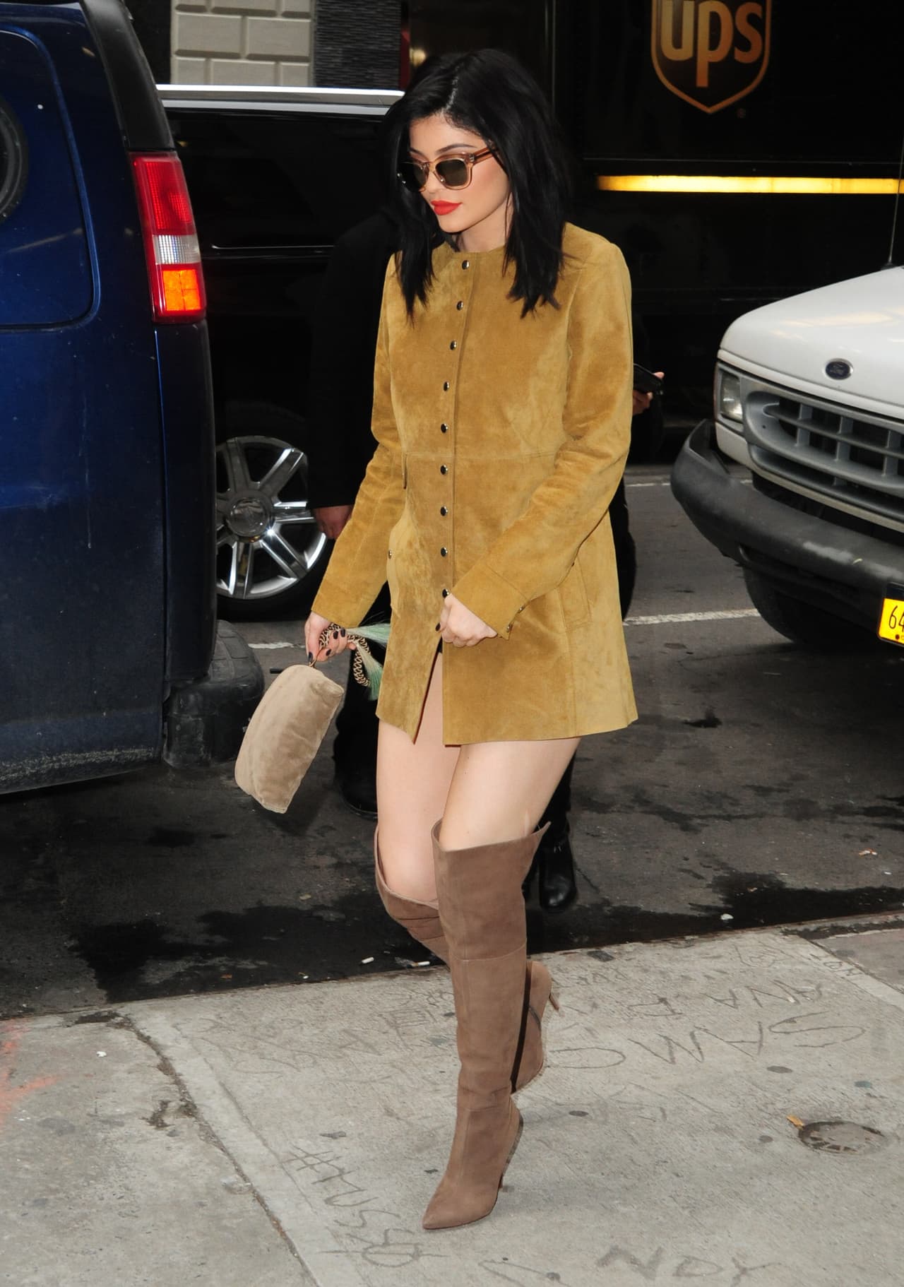 Pero los paparazzi hicieron lo suyo y se le fueron encima.