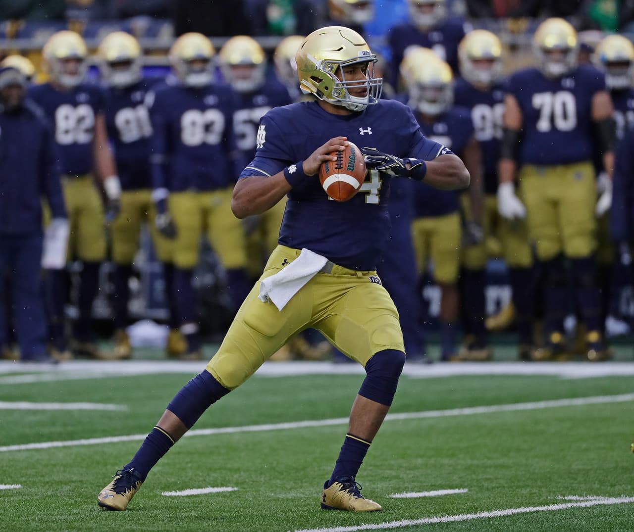 # 33 
<b>DESHONE KIZER</b> – QB | 
<i>Notre Dame</i>
<br>
