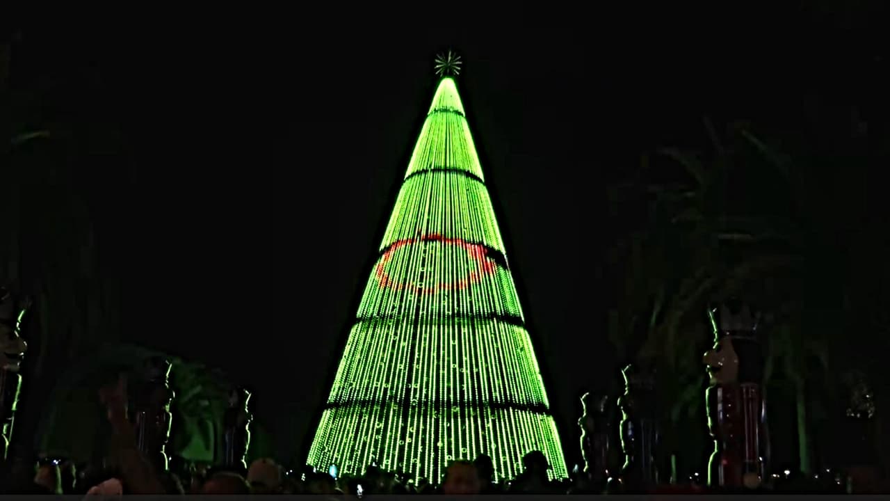 El último mes del año trajo con él el inicio de la Navidad, en Orlando, estuvo marcado por el encendido de un gran árbol navideño.
