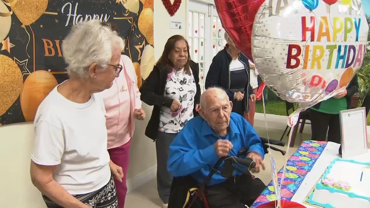 Hombre de Miami cumple 101 años y nos dice cómo lograrlo