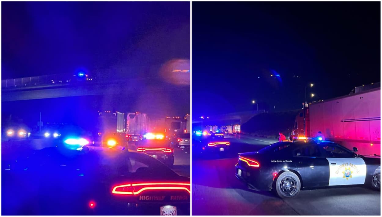 Hombre con crisis mental intenta aventarse de un puente; automovilistas lo convencen de no hacerlo