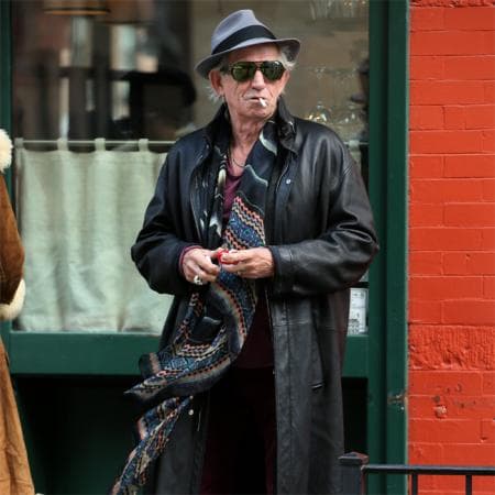 Keith Richards, el guitarrista de los Rolling Stones, tiene aseguradas sus manos.