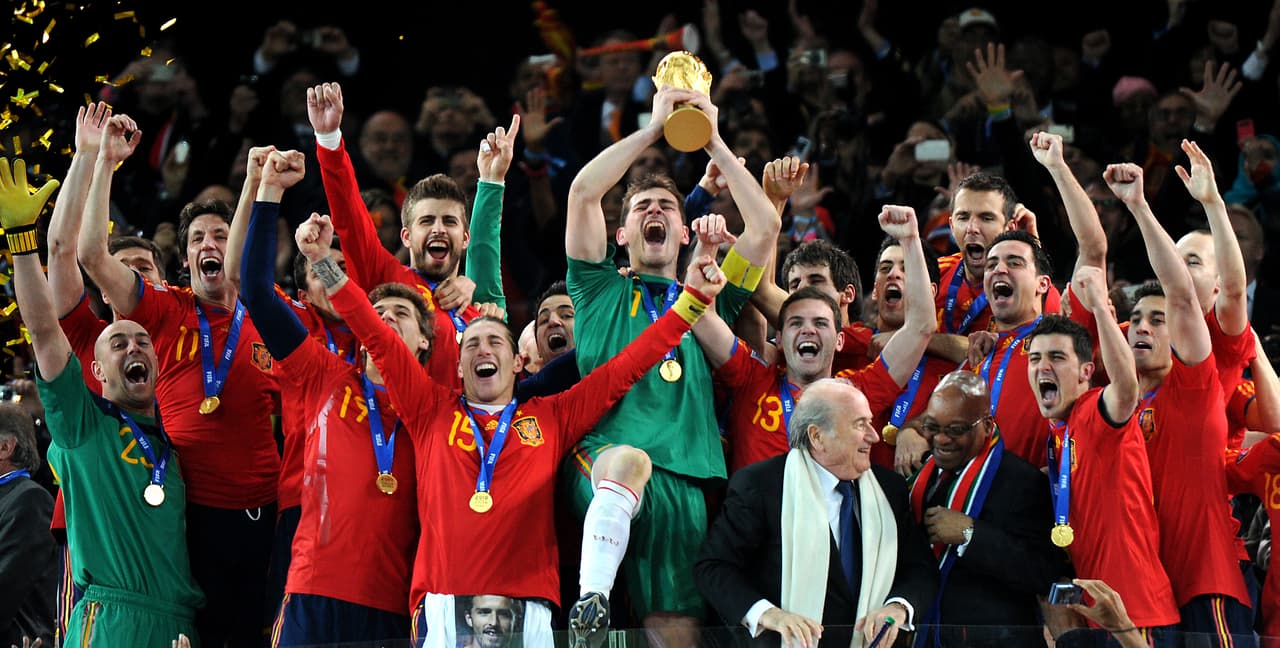 España, Campeón del Mundo en Sudáfrica 2010.