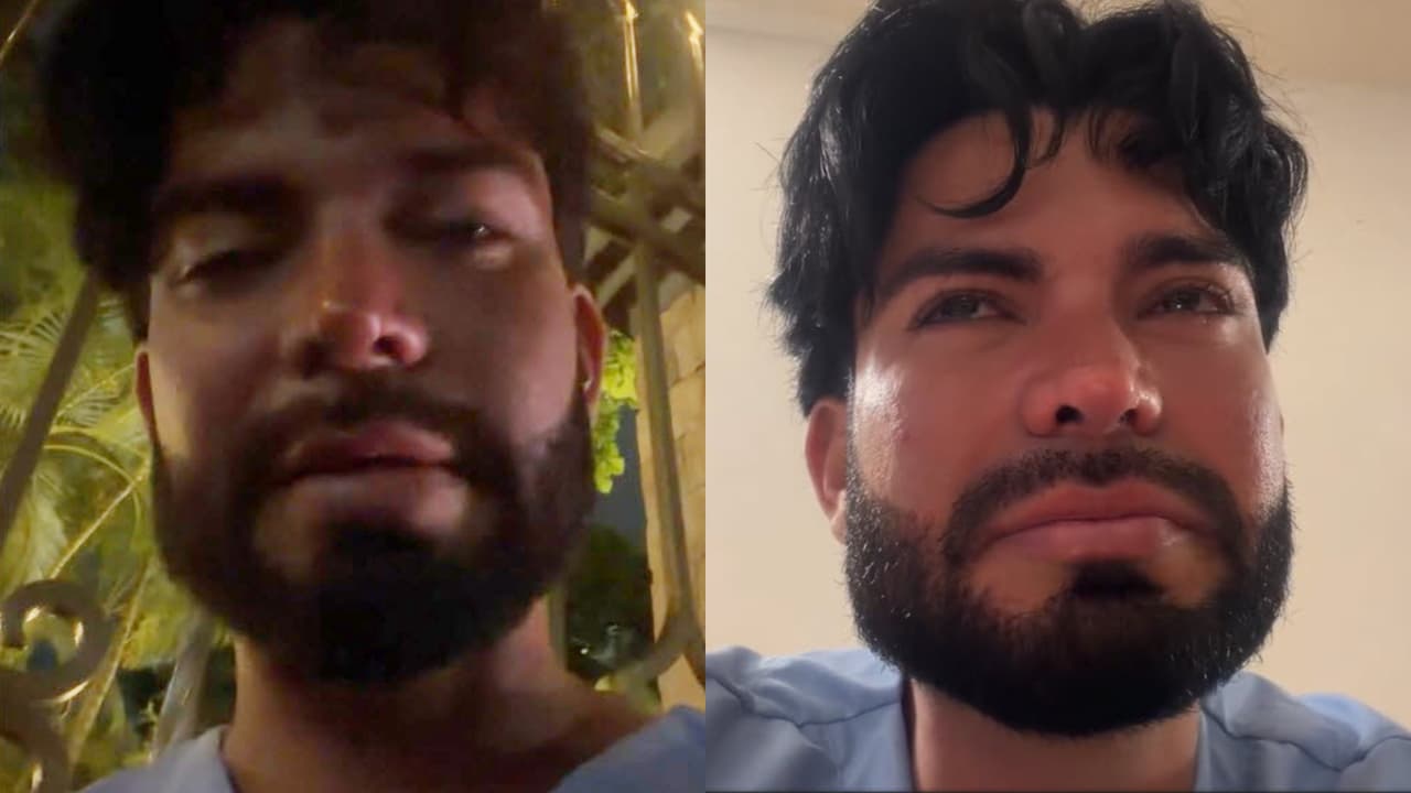 Devastado, Lenin Peña rompió el silencio envuelto en lágrimas tras confirmar la muerte de su novio tras 17 días de búsqueda entre los escombros.