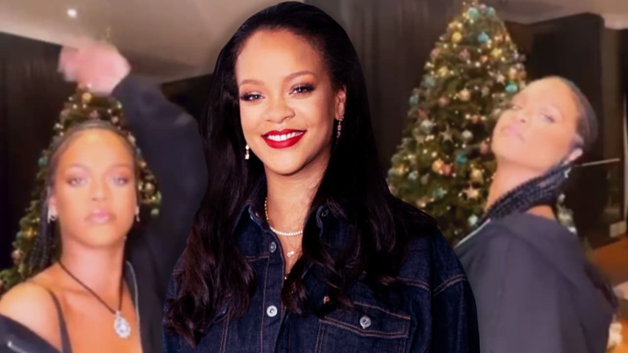 Rihanna le da la bienvenida a la Navidad bailando merengue... ‘Suavemente’