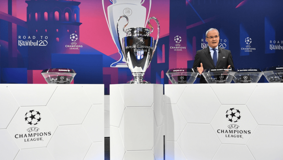 Dortmund - Paris, Real Madrid - City, Atalanta - Valencia, Atlético - Liverpool, Chelsea - Bayern, Lyon - Juve, Tottenham - Leipzig y Nápoles - Barcelona.