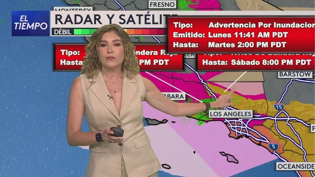 Pronóstico del tiempo en Los Angeles: Alerta por fuertes ráfagas de viento e incendios