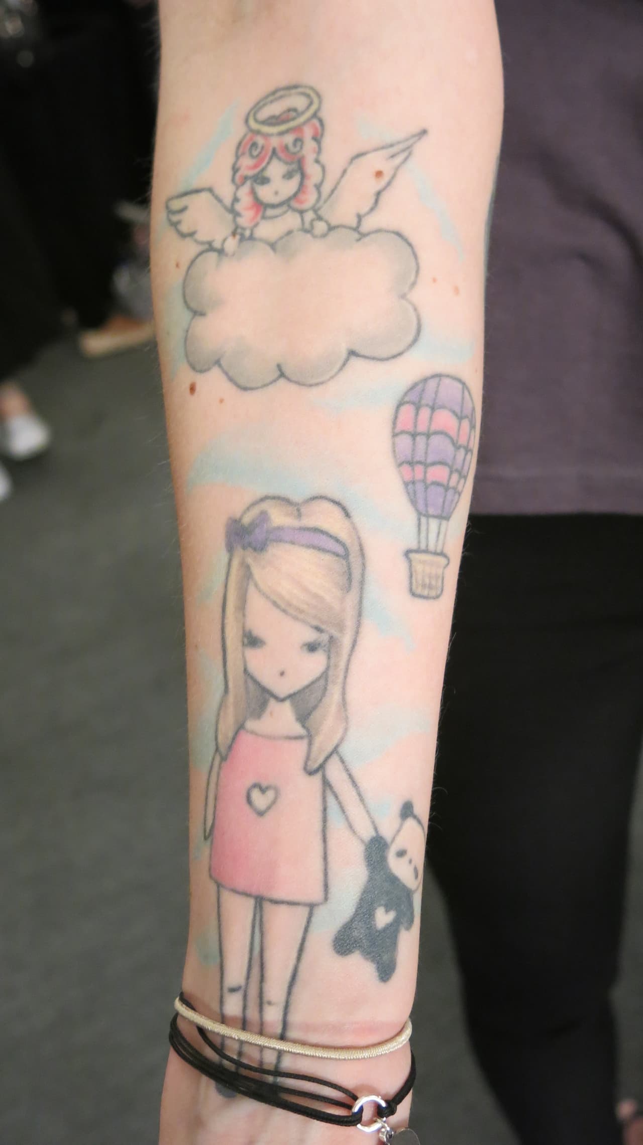 El tatuaje más tierno es el de esta niña.