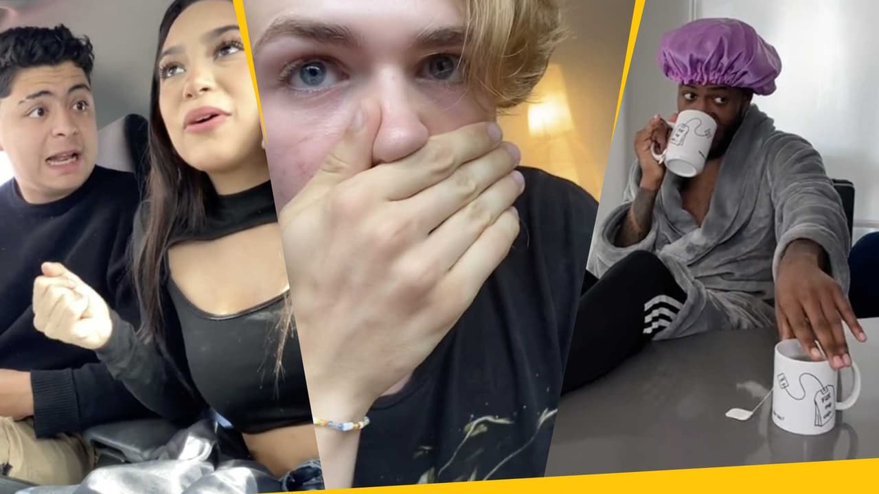 Chicas demuestran que a sus novios también les encanta el chisme en divertido trend de TikTok