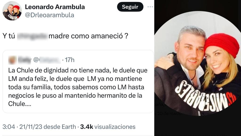 Leonardo Arámbula, hermano de Aracely Arámbula, así contestó a las críticas hacia la actriz y su familia.