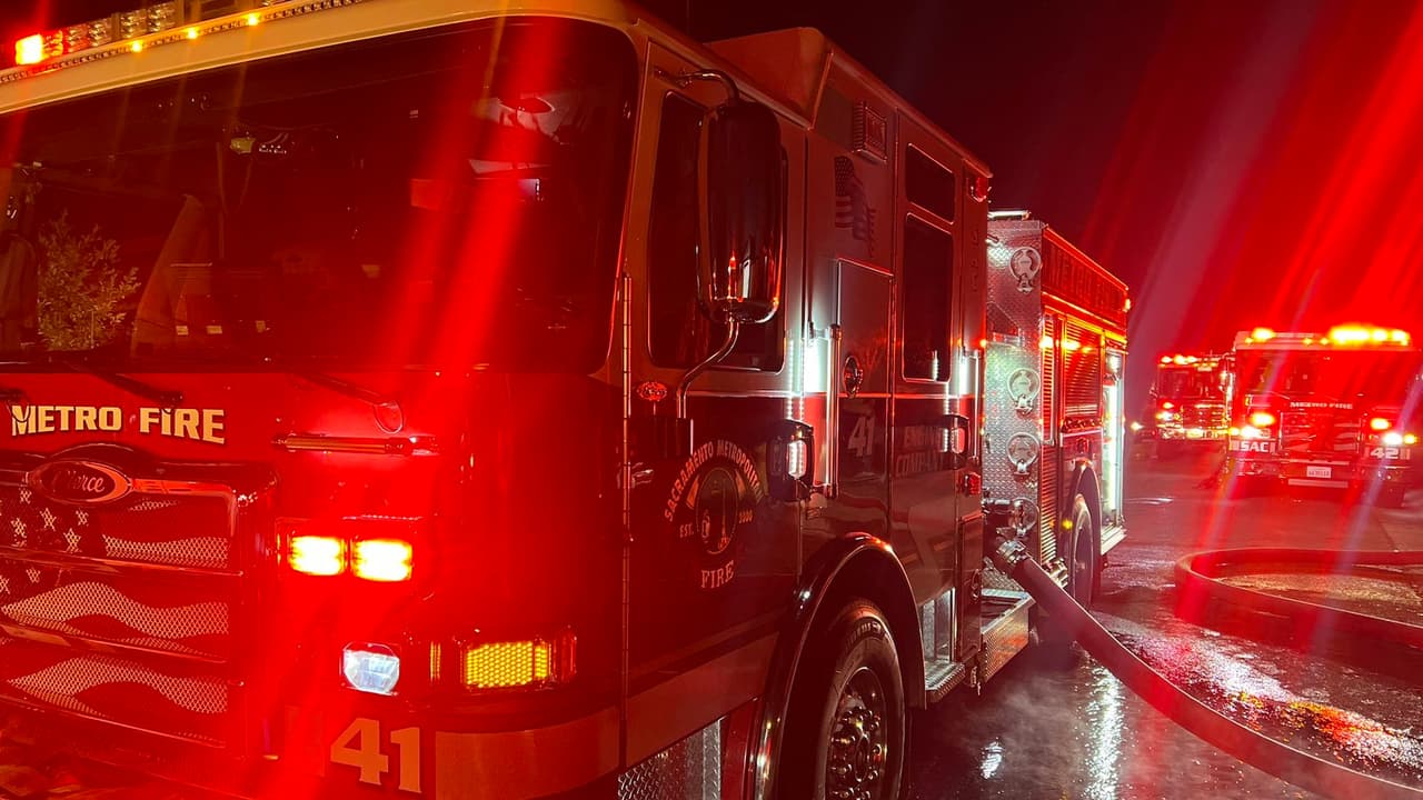 Incendio en North Highlands