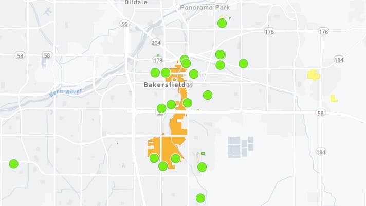 Apagones de servicio eléctrico afectan a casi 3,000 usuarios de PG&E en Bakersfield
