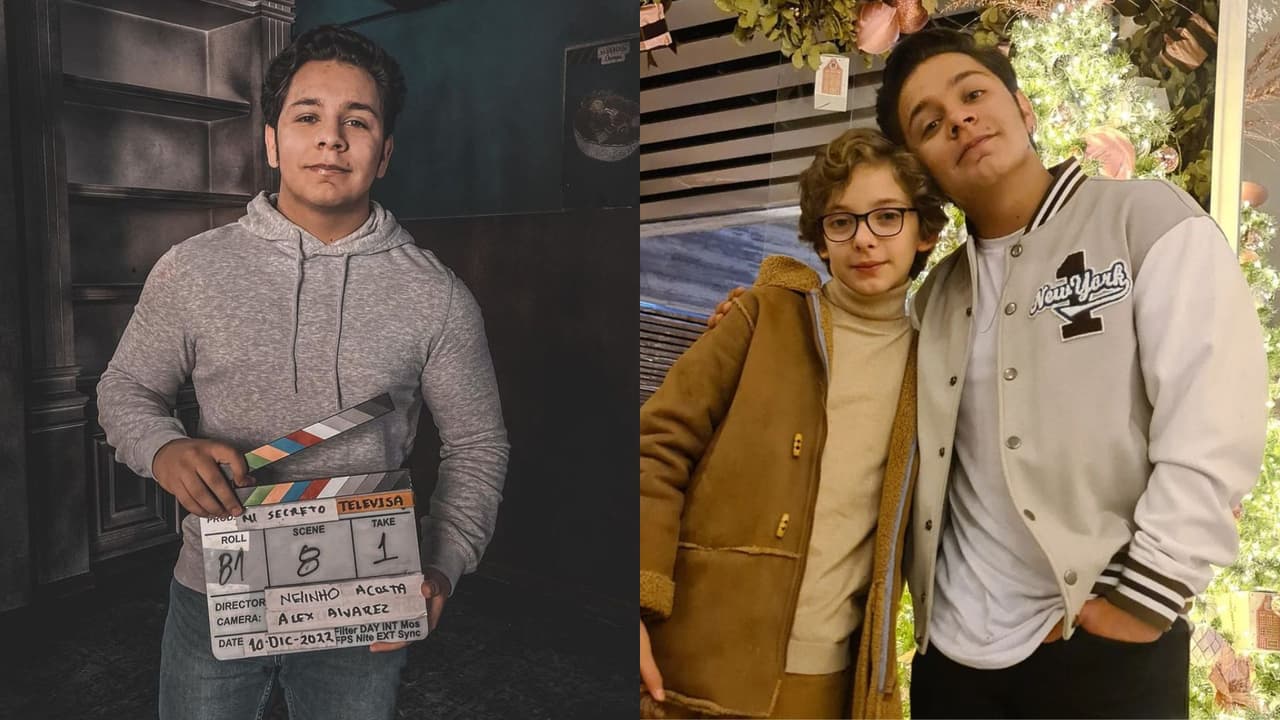 Adrián es el hermano mayor del actor Diego Escalona.