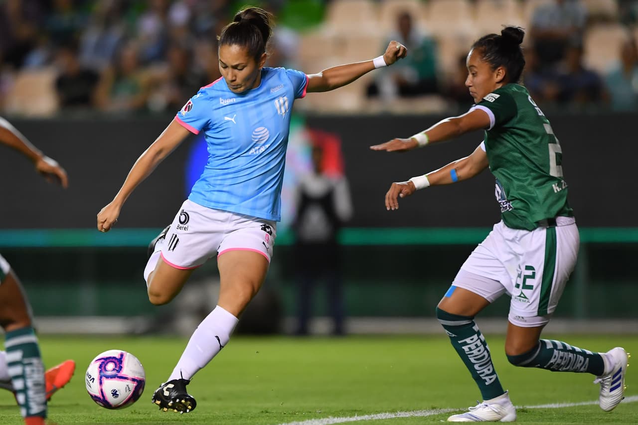 León 1-3 Monterrey. Las rayadas siguen siendo muy superiores al resto de los equipos, por algo son las líderes de la Liga.