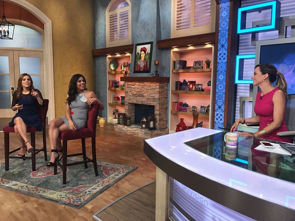 Satcha agradeció el cariño de sus compañeros de Despierta América.