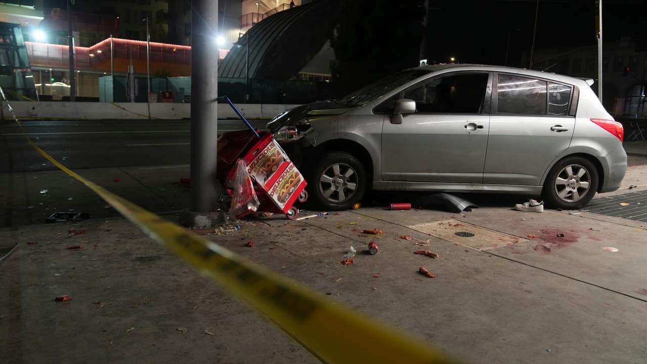 Acusado de atropellar a decenas de personas en Los Ángeles enfrenta 37 cargos de intento de asesinato