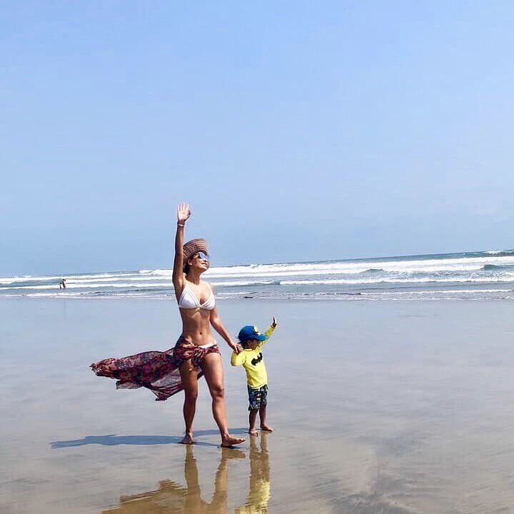 En mensajes separados que compartió cada uno en Instagram, celebraron un año más de vida del hijo que tienen en común.