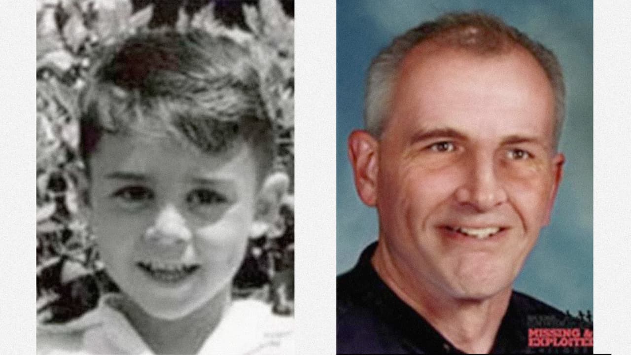 <b>Daniel Barter</b>
<br>
<br>Tenía 4 años 
<a href="https://www.fbi.gov/wanted/kidnap/barter-daniel"><u>cuando desapareció de Perdido Bay, Alabama</u></a>, el 18 de junio de 1959. A la derecha como debía lucir en 2009.