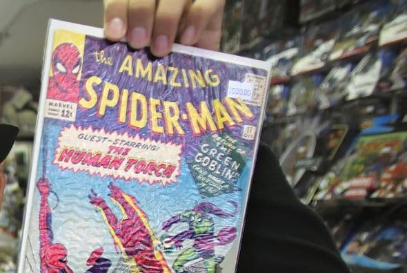 Entre los superhéroes que existen, desde niño le gustó coleccionar el cómic de "El Hombre Araña".