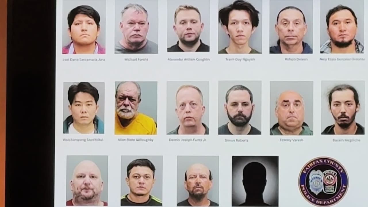 Operativo en Fairfax deja 16 detenidos por abuso a menores: estas fueron las personas arrestadas