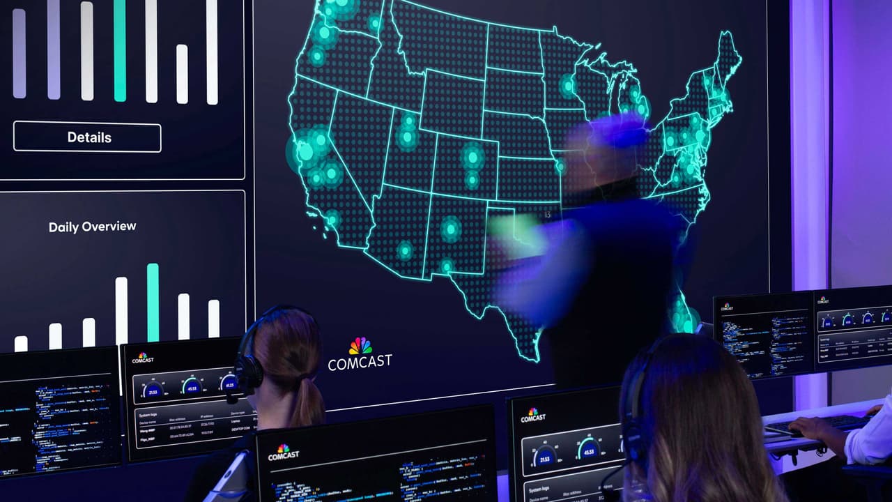 Comcast comparte mapa de Estados Unidos