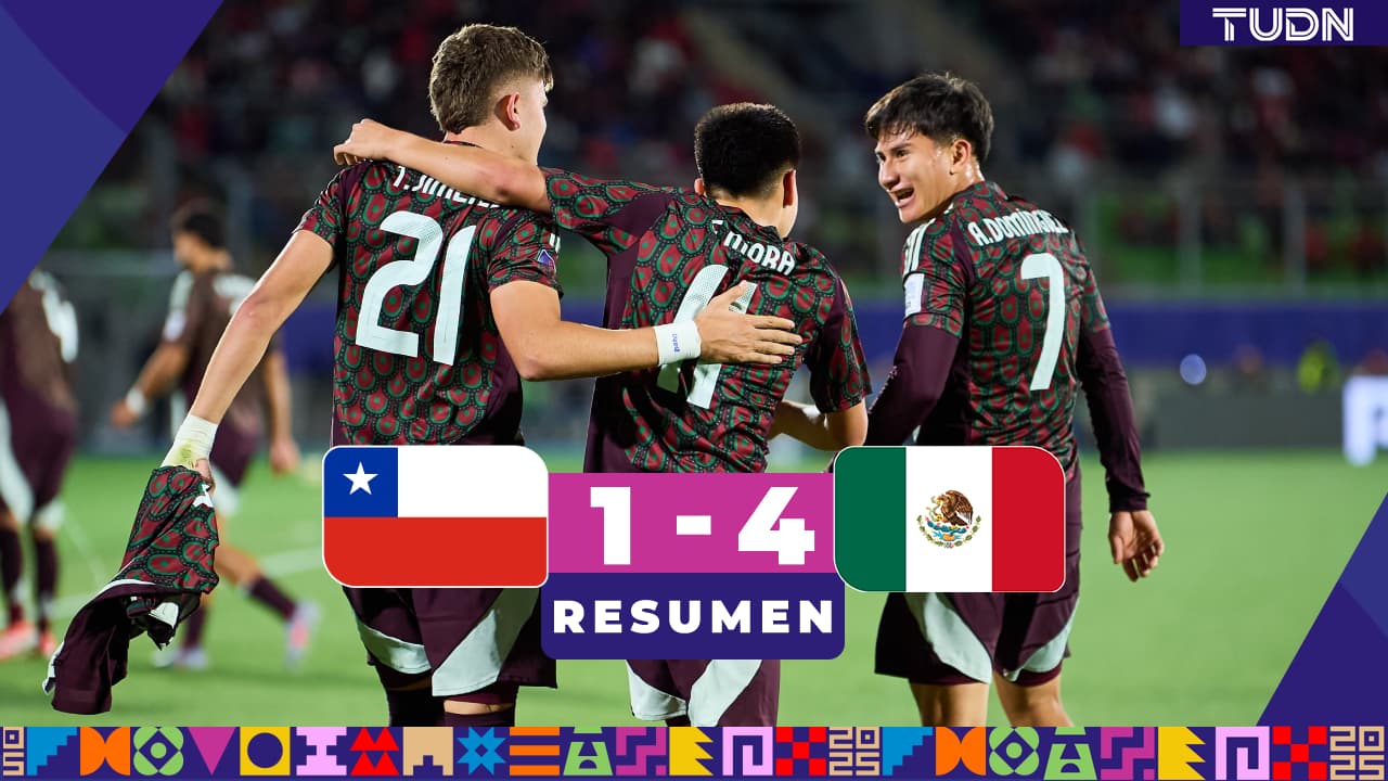 Resumen | México golea a Chile y está en octavos del Mundial Sub-20