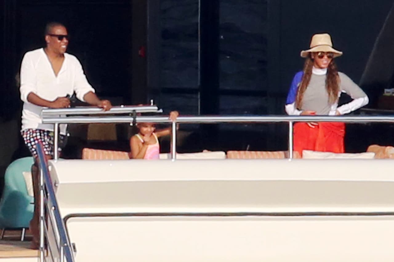 Beyoncé y Jay-Z disfrutan de sus vacaciones en Italia.