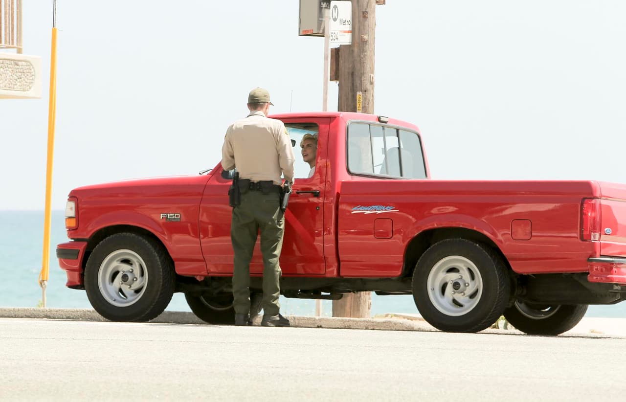 Te imaginas la sorpresa del oficial al darse cuenta de que había detenido a la Gaga.