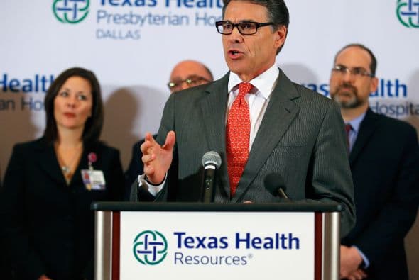 El gobernador de texas, Rick Perry.