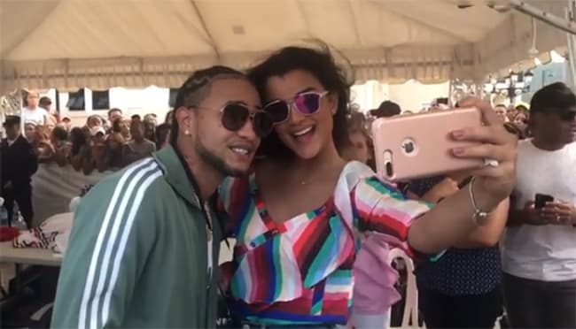 No podía faltar su compatriota Clarissa Molina. No cabe duda que el elenco de El Gordo y La Flaca se lleva divertidos momentos de esta visita a República Dominicana.