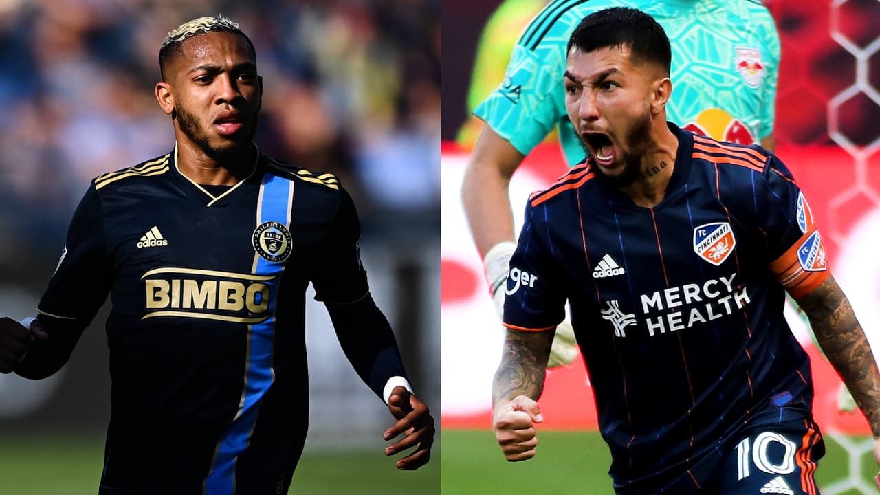 Un imbatible Philadelphia se la juega ante Cincinnati de Brandon Vázquez