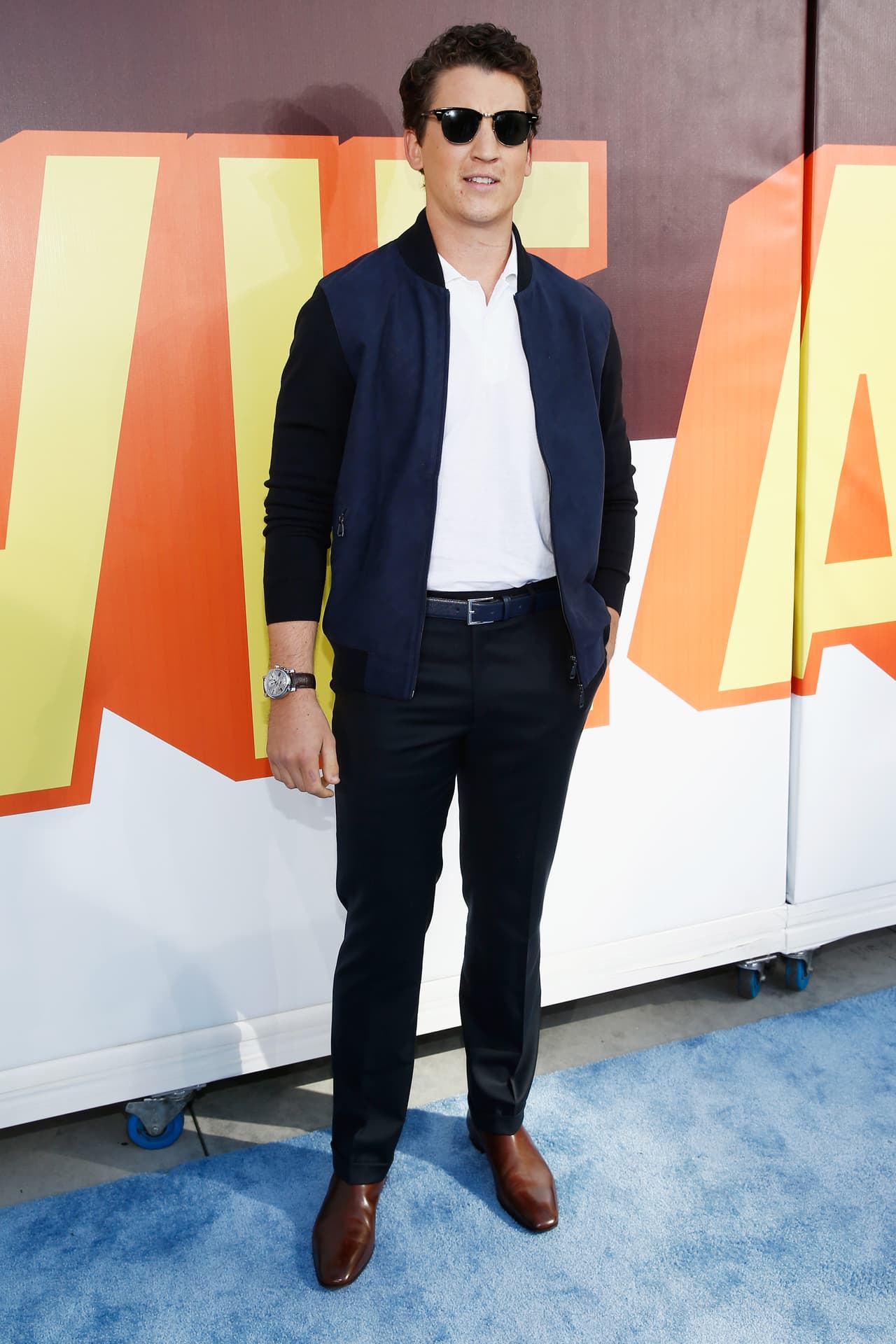 Al actor le agradan mucho los 'outfits' frescos y semi formales que le permiten estar cómodo.