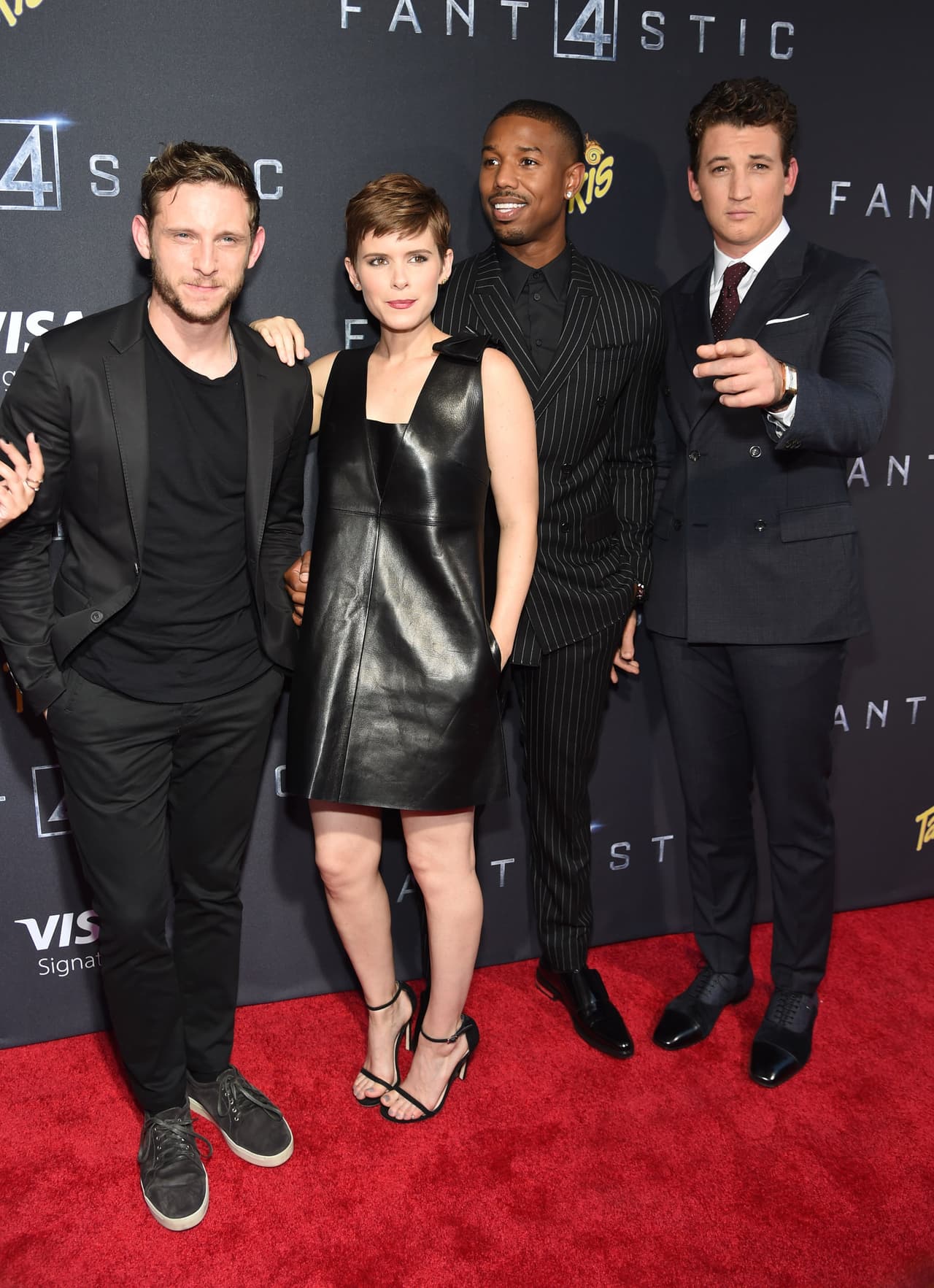 Jamie Bell, Kate Mara, Michael B. Jordan y Miles Teller no sólo poseen poderes increíbles. Además, tienen un gran estilo.