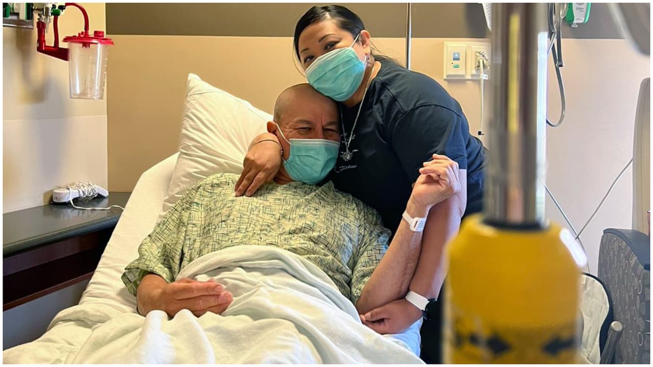 Mirna, la esposa de Felipe de Jesús Díaz lo ha acompañado en todo momento.