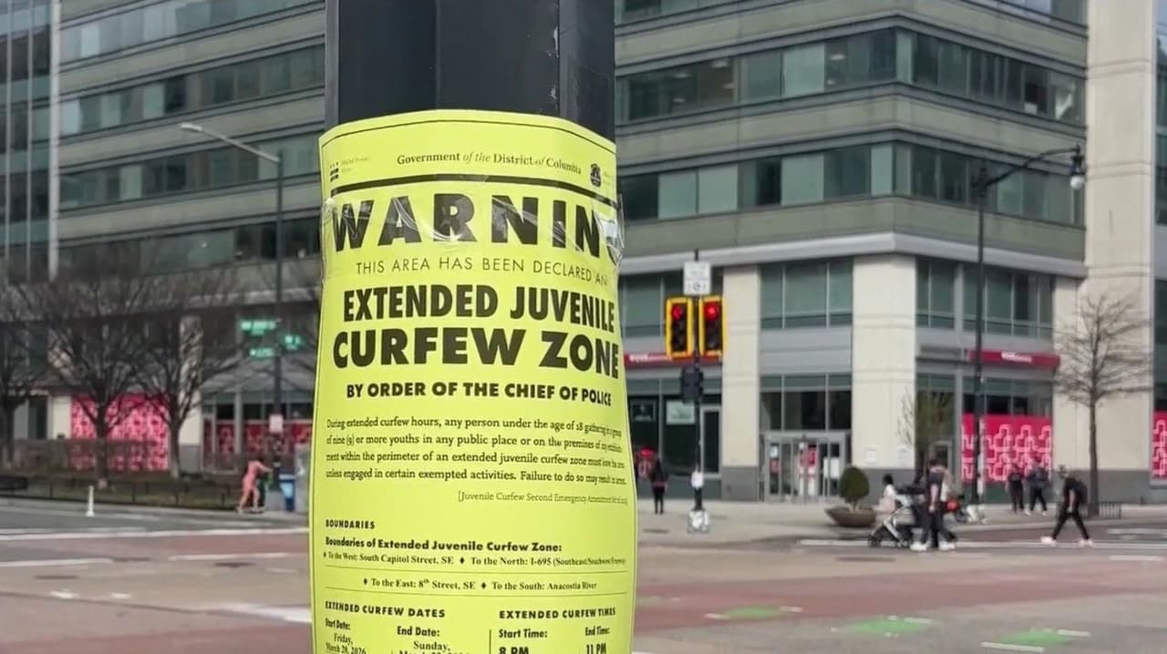 Alcaldesa de DC restablece toque de queda juvenil en DC bajo nueva orden de emergencia