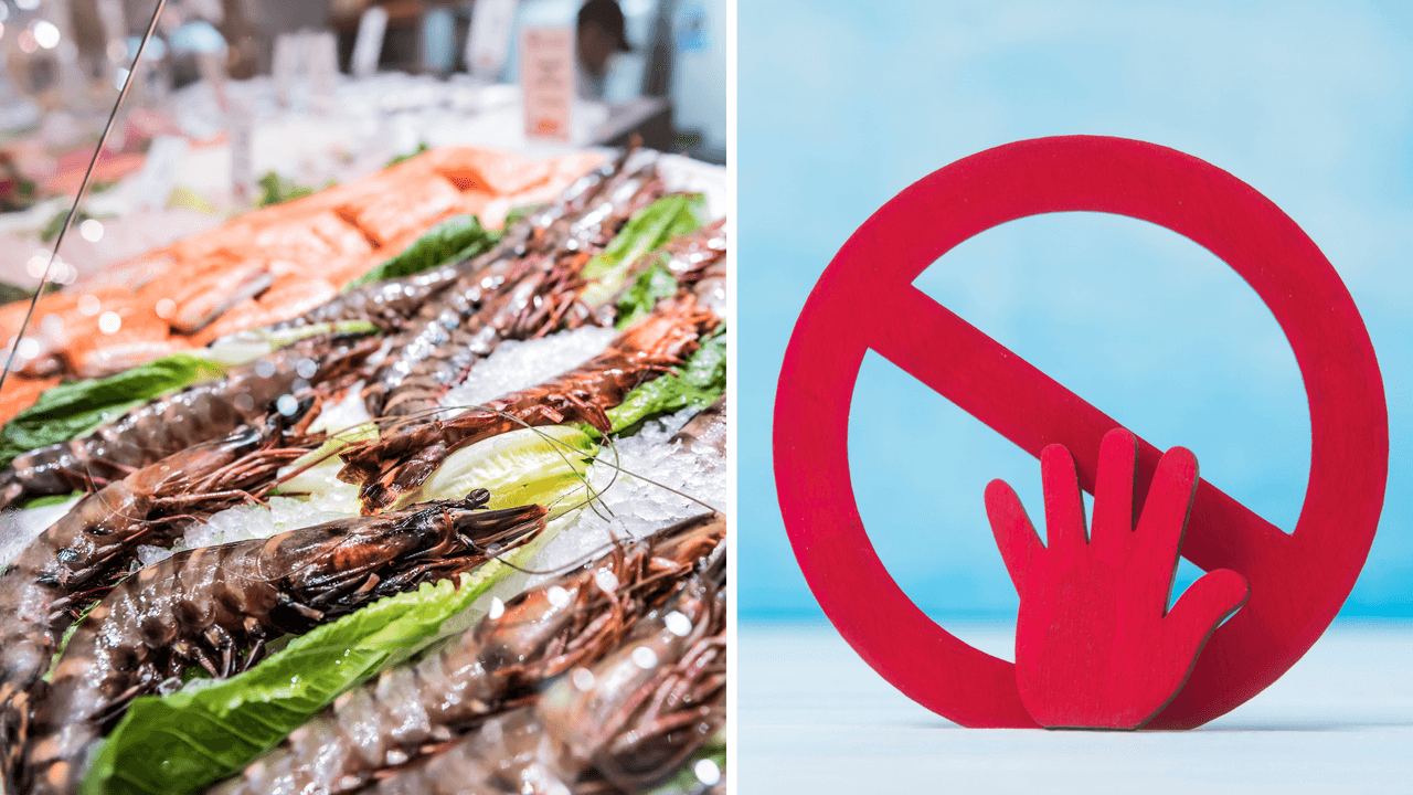 <h2 class="cms-H2-H2">8. Crustáceos crudos o secos</h2>
<br>
<br>Si cargas en tu vehículo con camarones o algún tipo de langosta, no entrarás a México.