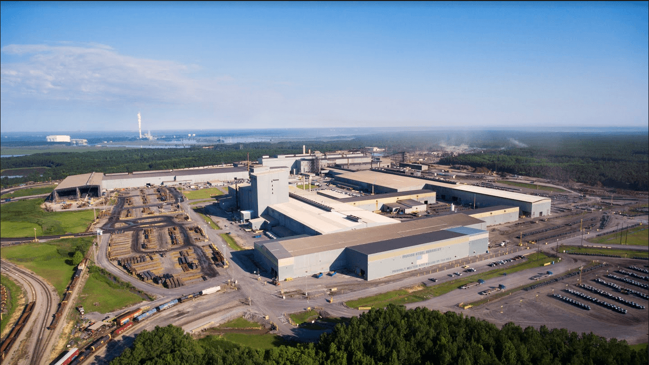 Nucor Steel en Carolina del Norte, Estados Unidos.