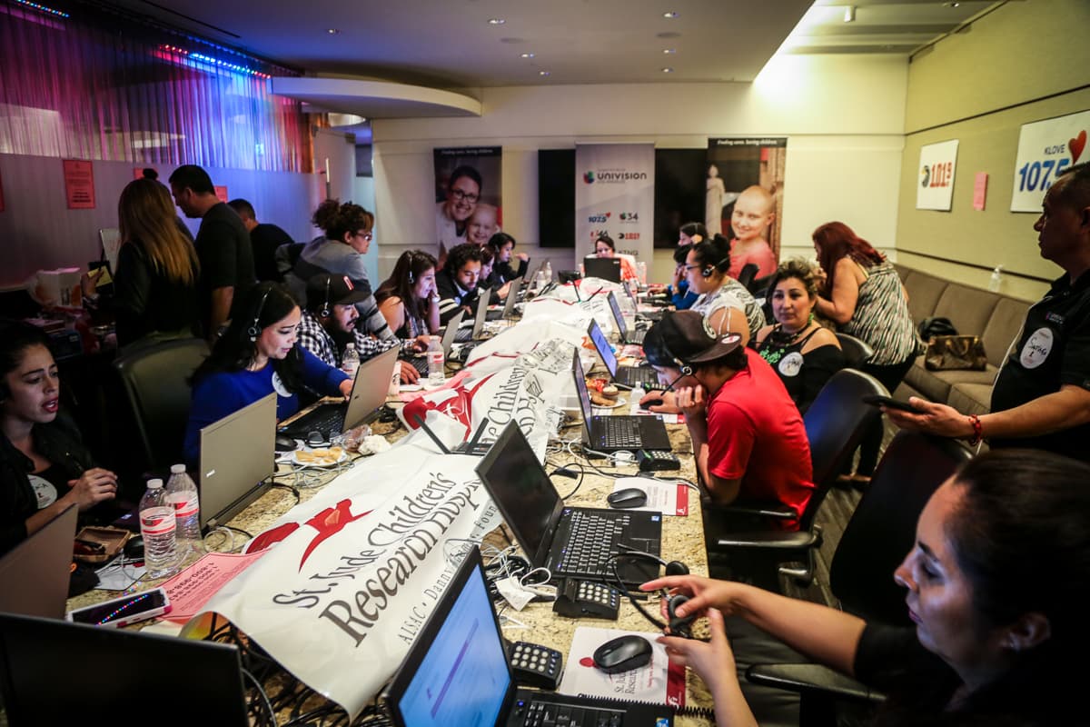 El centro de llamadas.