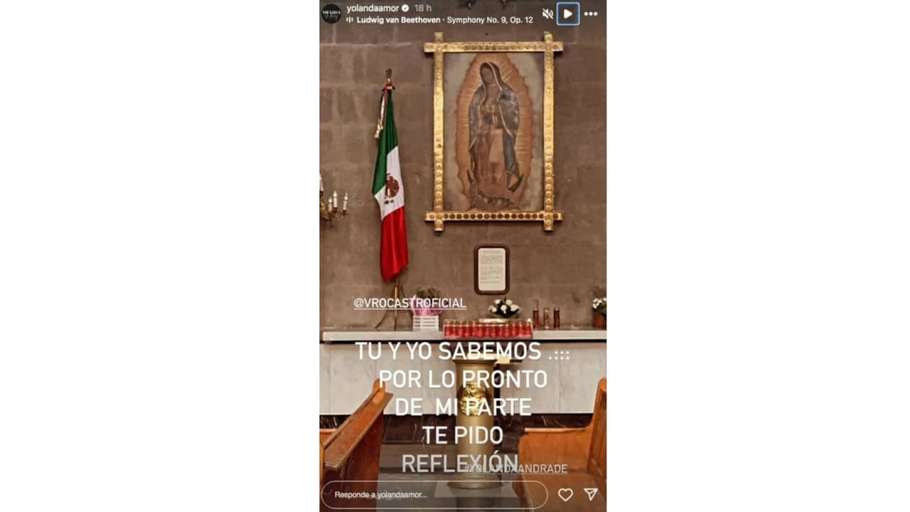 Yolanda Andrade manda mensaje a Verónica Castro.