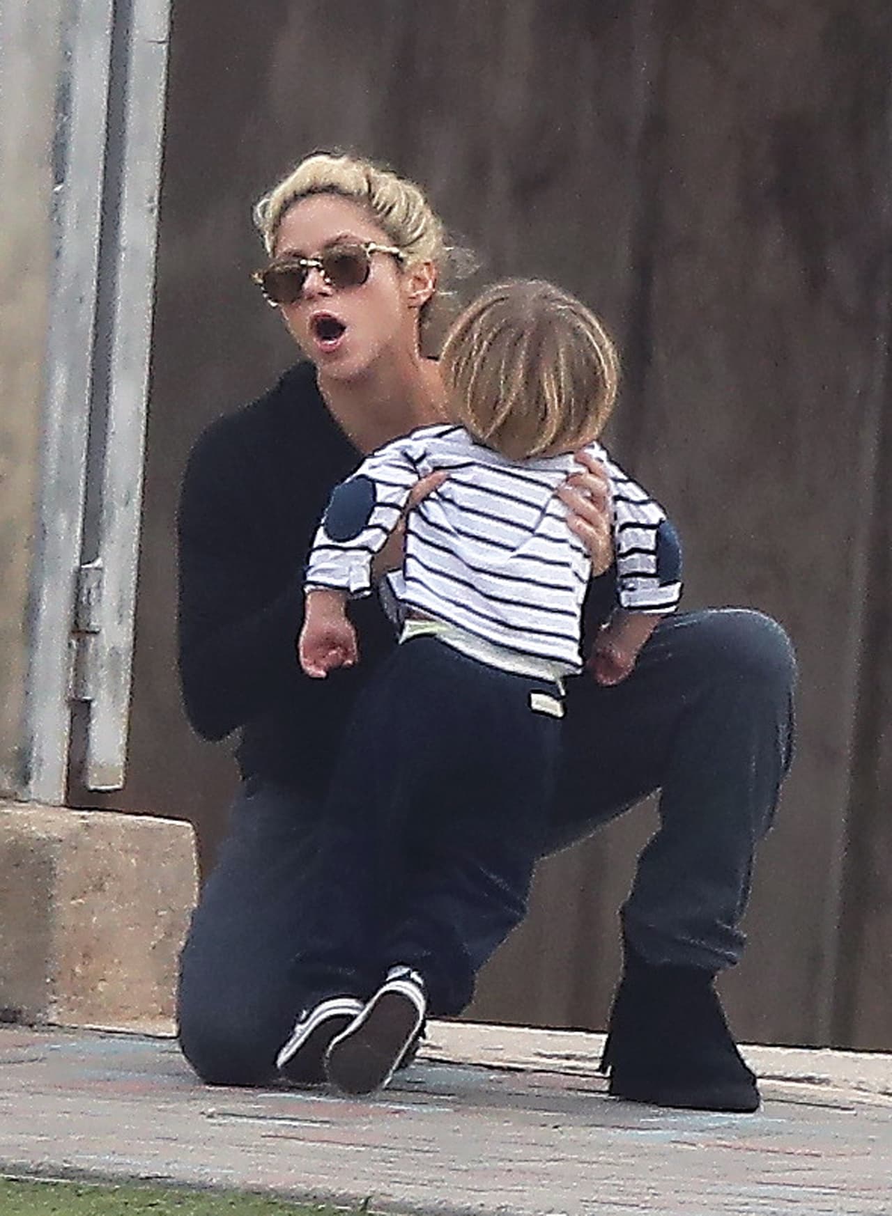 Pero no logró que su hijito se interesara en practicar fútbol.