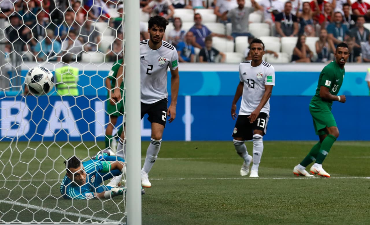 91.- Salem Al-Dawsari (Arabia Saudita) al minuto 90. Egipto 1-2 Arabia Saudita.