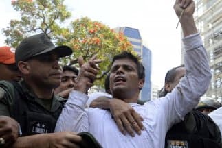 El líder opositor Leopoldo López.