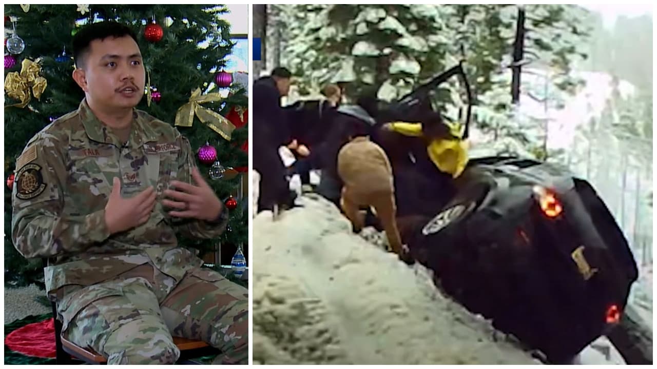 Camioneta pierde el control en la autopista 50; sargento y otros conductores brindan ayuda